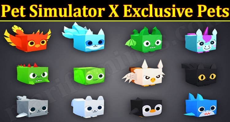 Exclusive x codes pets simulator pet Roblox Pet