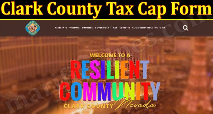 Clark County Tax Cap Form June 2022 Checkout Here 